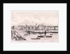 London from the River Thames, 1844 by Frank Vizetelly
