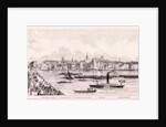 London from the River Thames, 1844 by Frank Vizetelly