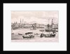 London from the River Thames, 1844 by Frank Vizetelly