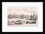 London from the River Thames, 1844 by Frank Vizetelly
