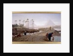 The subsiding of the Nile by Frederick Goodall