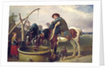 Horses at a well by John Frederick Herring I