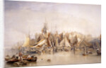 Billingsgate, First Day of Oysters, Early Morning by Edward Duncan