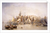 Billingsgate, First Day of Oysters, Early Morning by Edward Duncan