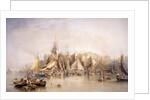 Billingsgate, First Day of Oysters, Early Morning by Edward Duncan