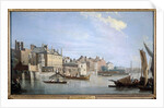 The Thames with Montagu House, from near Westminster Bridge, London by Samuel Scott