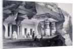 Ajunta (sic), Vihara Cave Number Seven by Thomas Colman Dibdin