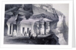 Ajunta (sic), Vihara Cave Number Seven by Thomas Colman Dibdin