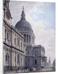 South side of St Paul's Cathedral, London by James Malton