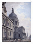 South side of St Paul's Cathedral, London by James Malton