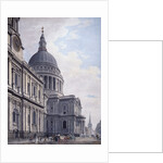 South side of St Paul's Cathedral, London by James Malton