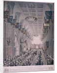 Banquet for Queen Victoria at the Guildhall, London by RG Reeve