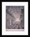 Banquet for Queen Victoria at the Guildhall, London by RG Reeve