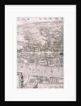 Map of London by George Vertue