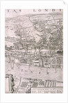 Map of London by George Vertue