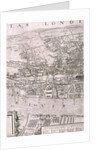 Map of London by George Vertue