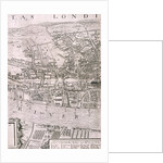 Map of London by George Vertue