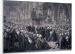 Inaugaration of Lord Mayor Nathaniel Newnham, London by Benjamin Smith