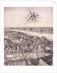 Panoramic view of London by Wenceslaus Hollar