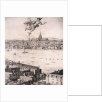 Panoramic view of London by Wenceslaus Hollar
