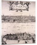 Panoramic view of London by Wenceslaus Hollar