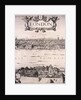 Panoramic view of London by Wenceslaus Hollar