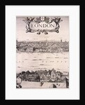 Panoramic view of London by Wenceslaus Hollar