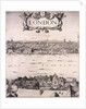 Panoramic view of London by Wenceslaus Hollar