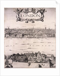 Panoramic view of London by Wenceslaus Hollar
