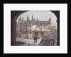 Demolition of Guildhall Chapel, London by Robert Blemmell Schnebbelie