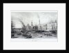 Custom House and River Thames by Frederick James Havell