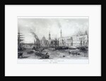 Custom House and River Thames by Frederick James Havell