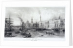 Custom House and River Thames by Frederick James Havell