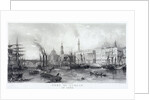 Custom House and River Thames by Frederick James Havell