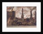 Ludgate, Great Fire of London, London by William Birch