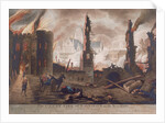 Ludgate, Great Fire of London, London by William Birch