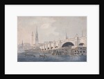 London Bridge (old), London by Anonymous