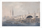 London Bridge (old), London by Anonymous