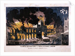 The Awful Destruction of the Royal Exchange (2nd) fire, London by W Clerk