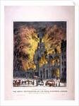 Royal Exchange (2nd) fire, London by Anonymous