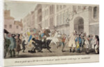 People bargaining for mounts at West Smithfield, London by Theodore Lane