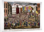 Political meeting at Smithfield, London by Anonymous