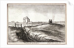 View of the area around New River Head, Finsbury, London by Wenceslaus Hollar