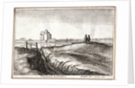 View of the area around New River Head, Finsbury, London by Wenceslaus Hollar
