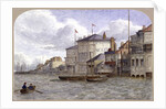 View of the Crown And Sceptre Inn, Greenwich, London by JT Wilson