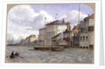 View of the Crown And Sceptre Inn, Greenwich, London by JT Wilson