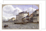 View of the Crown And Sceptre Inn, Greenwich, London by JT Wilson
