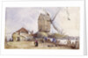 A windmill on Blackheath, Greenwich, London by George Shepheard