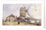 A windmill on Blackheath, Greenwich, London by George Shepheard