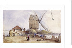 A windmill on Blackheath, Greenwich, London by George Shepheard
